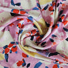 Rayon - Painted Posies on Pink