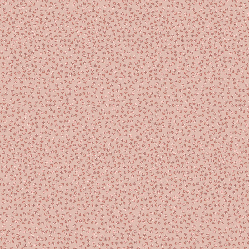 CRAFT COTTON - Small Stem Pink on Pink DV3421