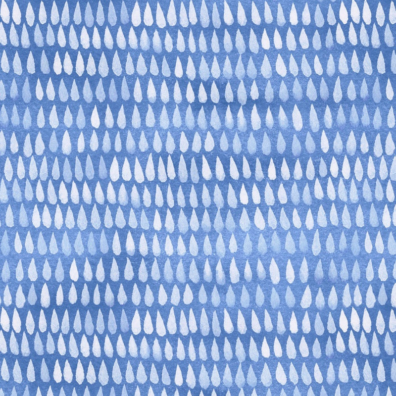 CRAFT COTTON - By the Sea – Droplets Light Blue