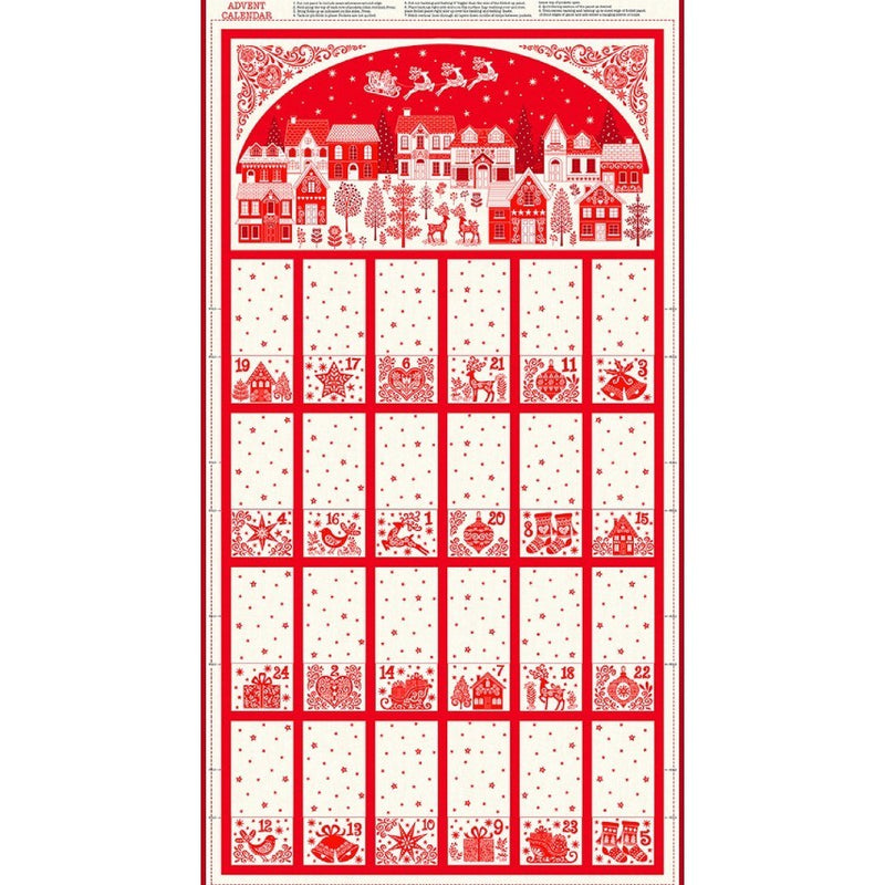 CRAFT COTTON - Christmas Scandi Advent Calendar