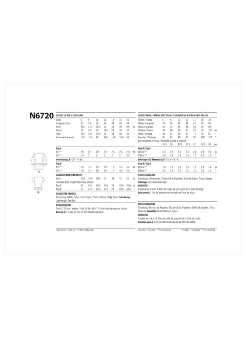 New Look Pattern 6720