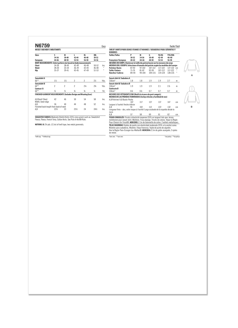 New Look Pattern 6759