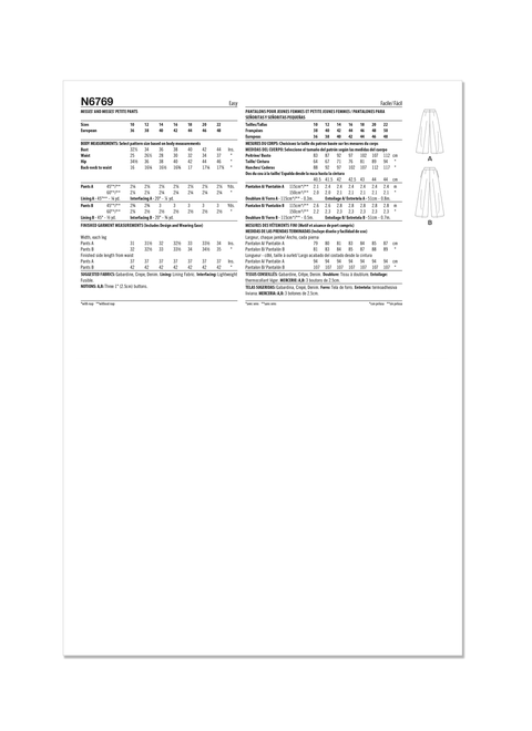 New Look Pattern 6769