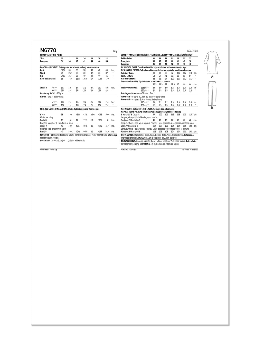 New Look Pattern 6770