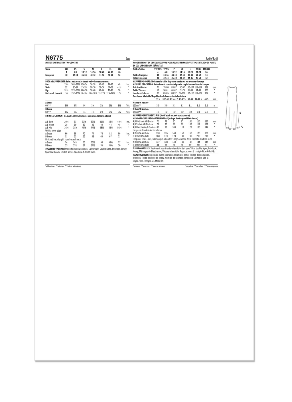 New Look Pattern 6775