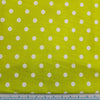 CRAFT COTTON - 12mm Spots - Lime Green