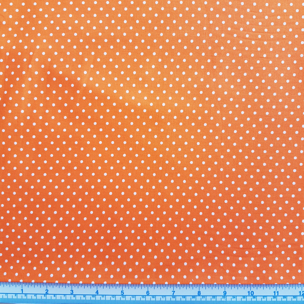 CRAFT COTTON - 2mm Mini Dots - Orange